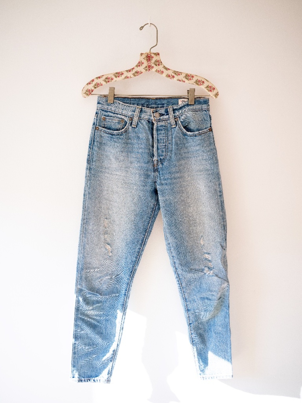 LEVI'S White Oak Cone Denim Button-Fly Jeans Womans 24